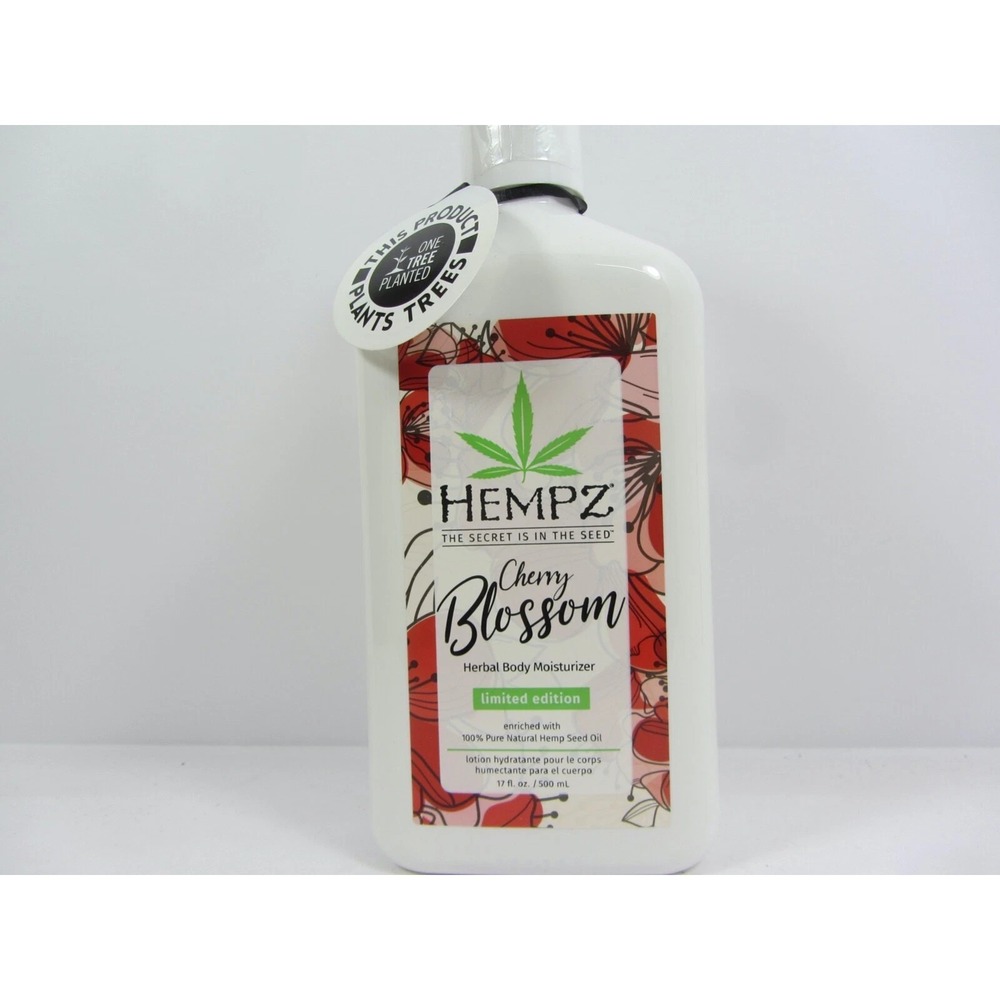 HEMPZ CHERRY BLOSSOM HERBAL BODY MOISTURIZER LIMITED EDITION - Picture 2 of 3